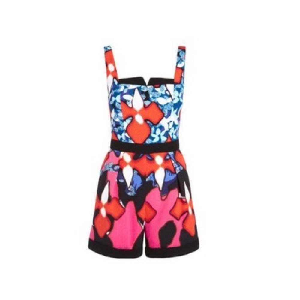 Peter Pilotto for target floral multicolor print women’s jumpsuit romper 10 - Picture 4 of 7